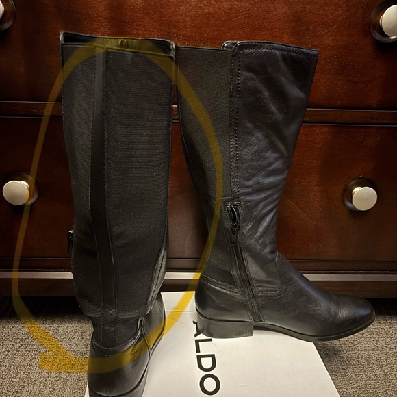 Black knee high boots -  size 7 -Aldo - Picture 4 of 4